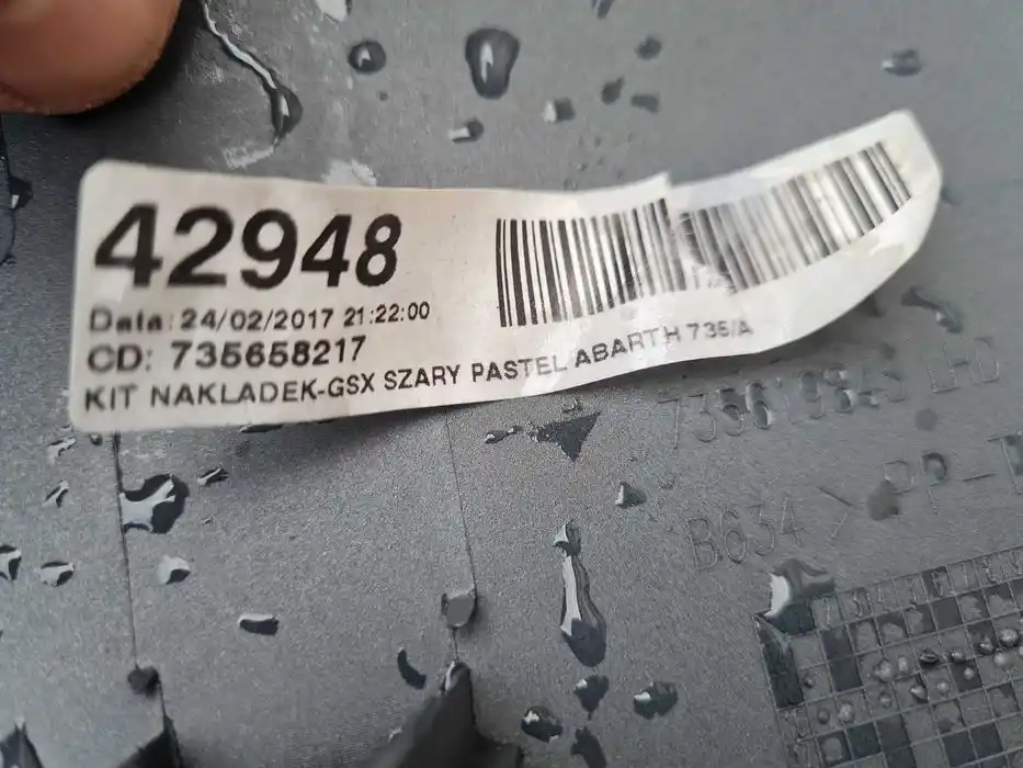 FIAT 500 ABARTH 500 Listwa Ozdobna Dekor Deski 735619848