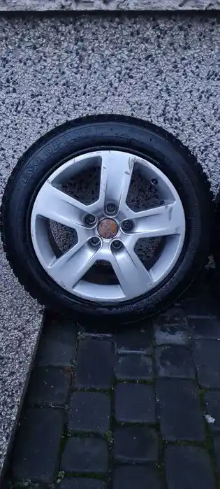 VW AUDI Koła Alu 7Jx16'' Z Nowymi Oponami Zimowymi 205/55/16