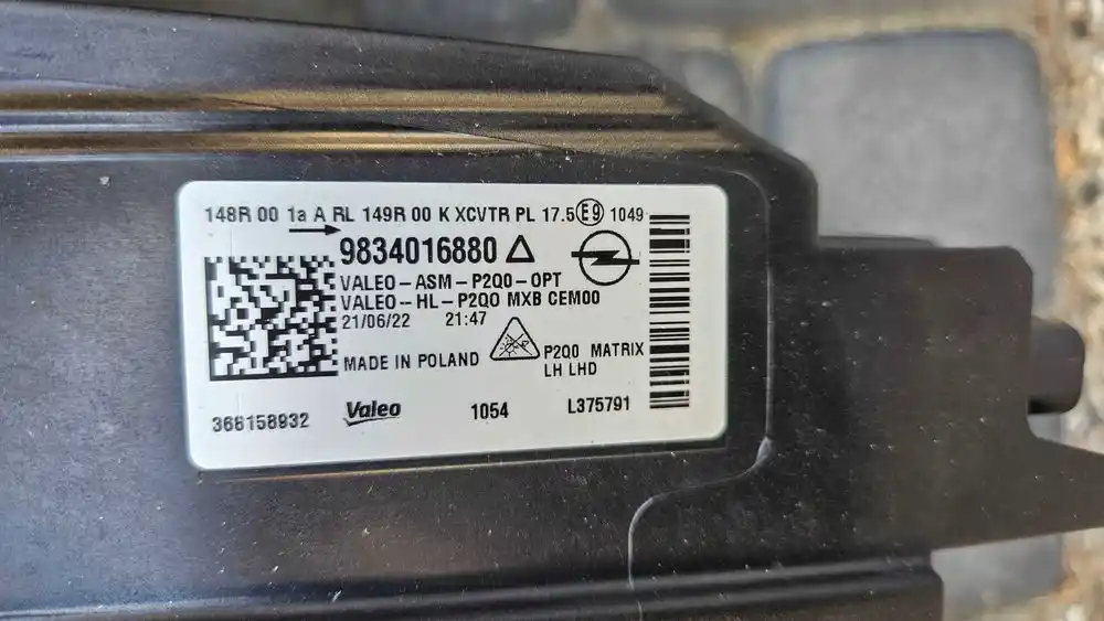 OPEL MOKKA B II Lampy Przód MATRIX FULL LED Lewa Prawa Komplet