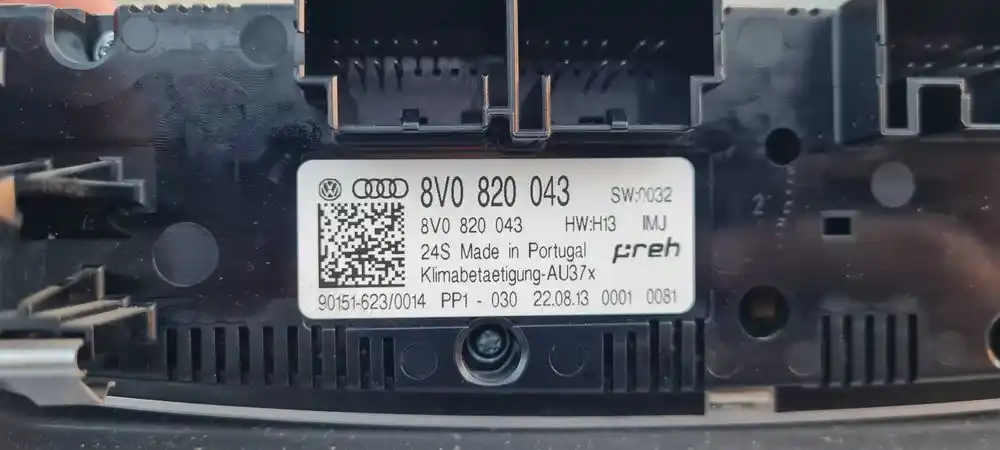 AUDI A3 8V 13-20 Panel Nawiewu Klimatyzacji