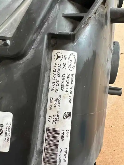 Mercedes SLK 172 R172 Lampa Przednia Lewa Soczewka