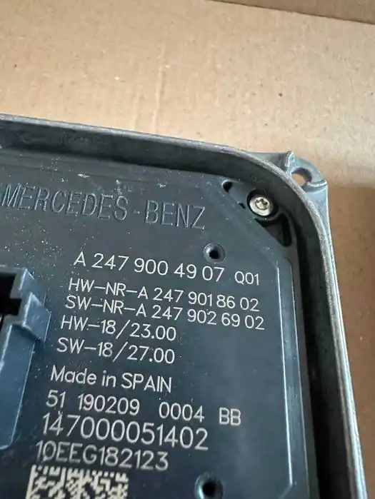 Mercedes B Klasa W247 CLA W18 Moduł Przetwornica Lampy Led