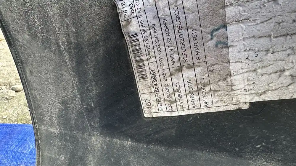 Mercedes Vito W447 Zderzak tył tylny