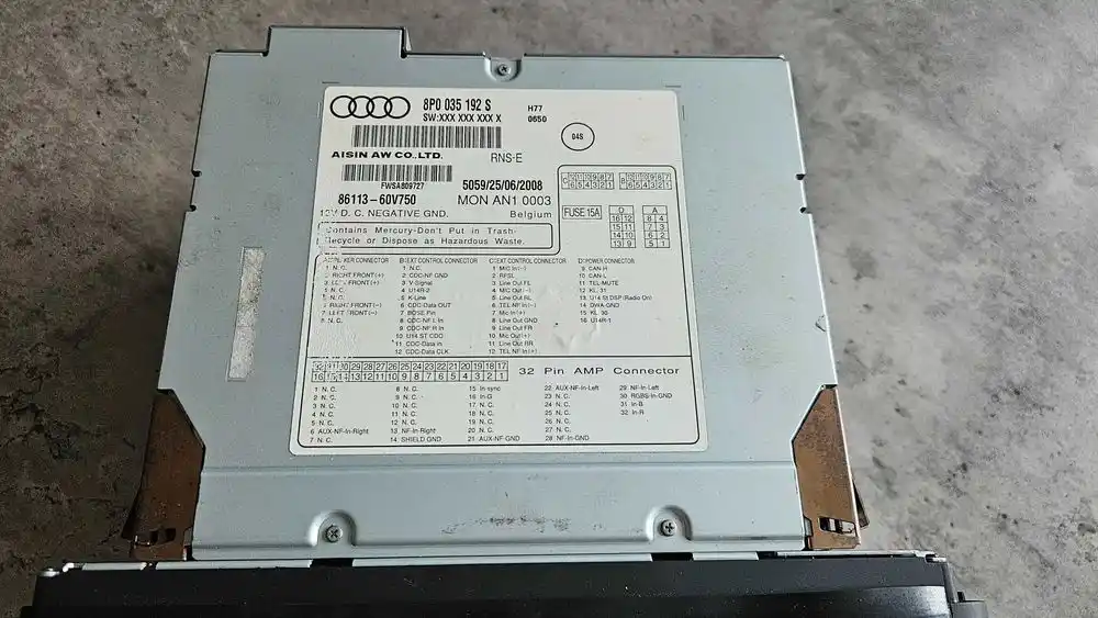 Radio Navi Audi Navigation Plus