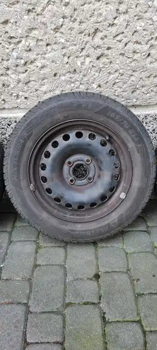 VW UP SKODA CITIGO Koła 14'' Felgi Stalowe 4x100 Z Oponami 165/70/14
