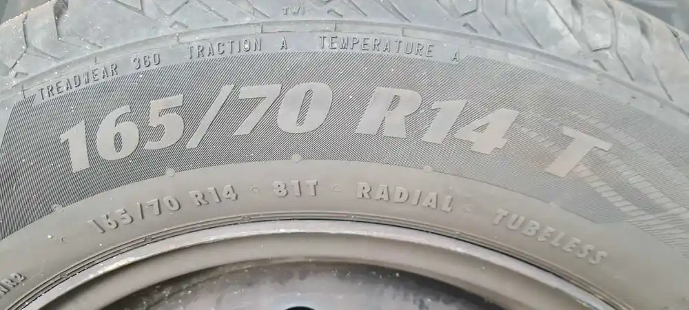 VW UP SKODA CITIGO Koła 14'' Felgi Stalowe 4x100 Z Oponami 165/70/14