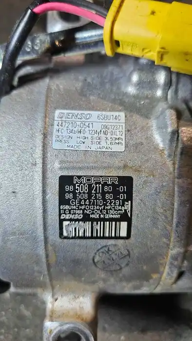 CITROEN PEUGEOT OPEL 1.2 THP Sprężarka Kompresor Klimatyzacji