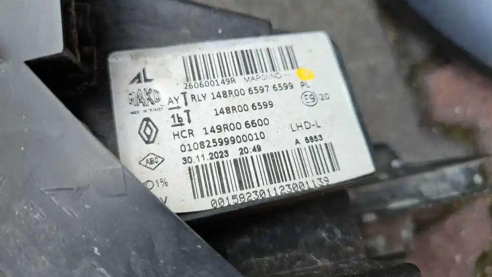 RENAULT CLIO V LIFT 23-26 Kompletny Przód Full Led