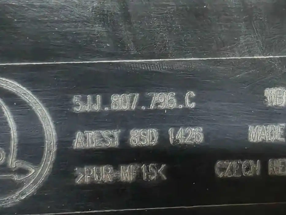 Dokładka Zderzaka Tył Skoda RAPID SCOUT 5JJ.807.796.C