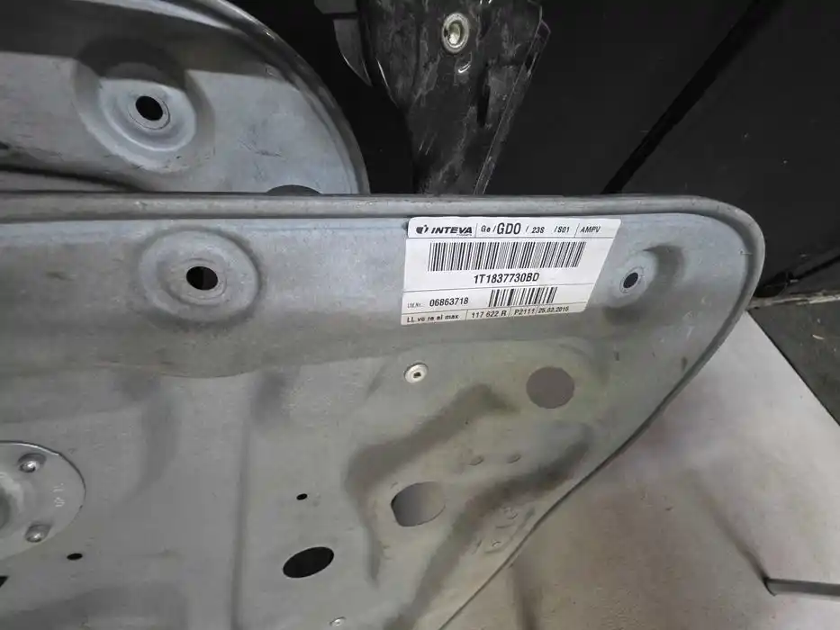 Mechanizm Podnoszenia Szyby Prawy Przód Vw Touran I 1T1.837.730.AC/BD