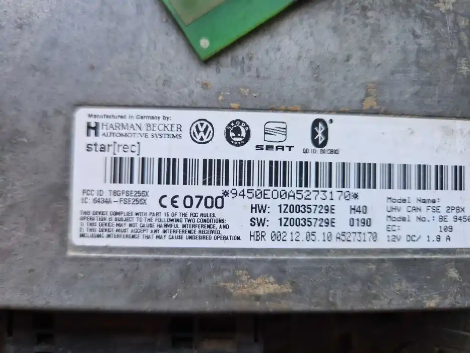 Moduł Bluetooth Audi Vw Seat Skoda 1Z0.035.729E