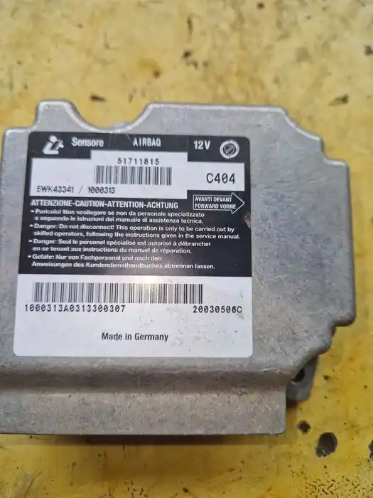 Sensor Air Bag Fiat Stilo 5WK43341