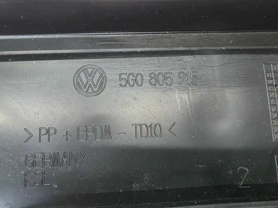 VW GOLF VII 7 Spojler Zderzaka Przód 5G0.805.915