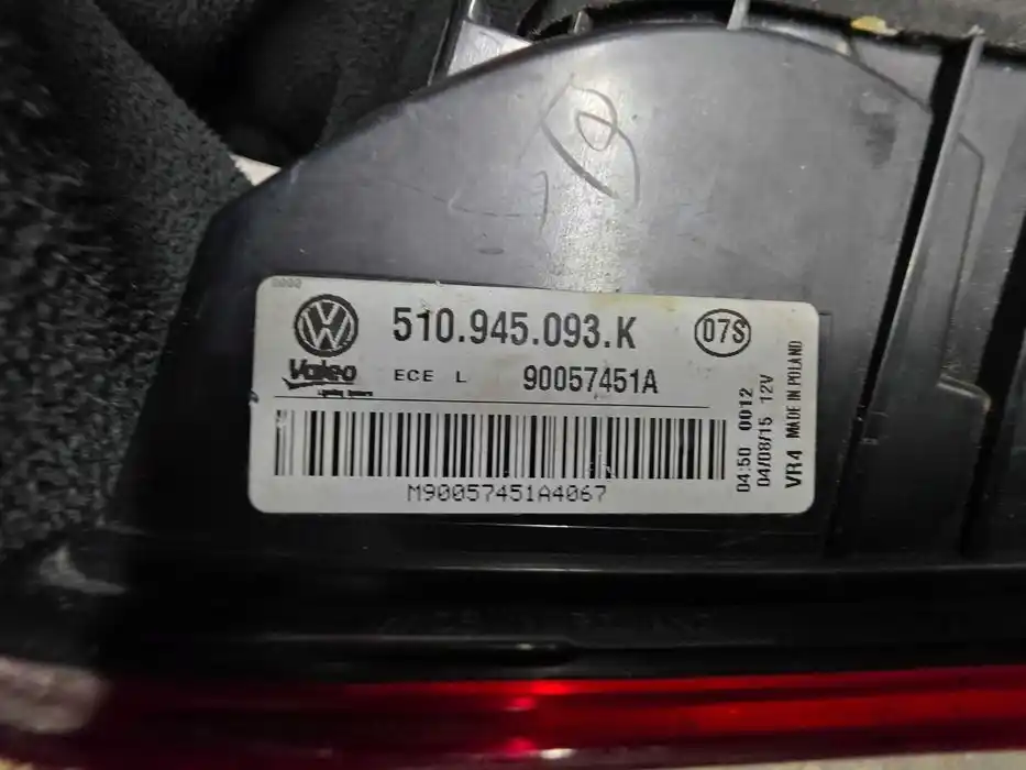 Lampa Lewy  Tył Vw Golf SportsVan w Klape 510.945.093.K