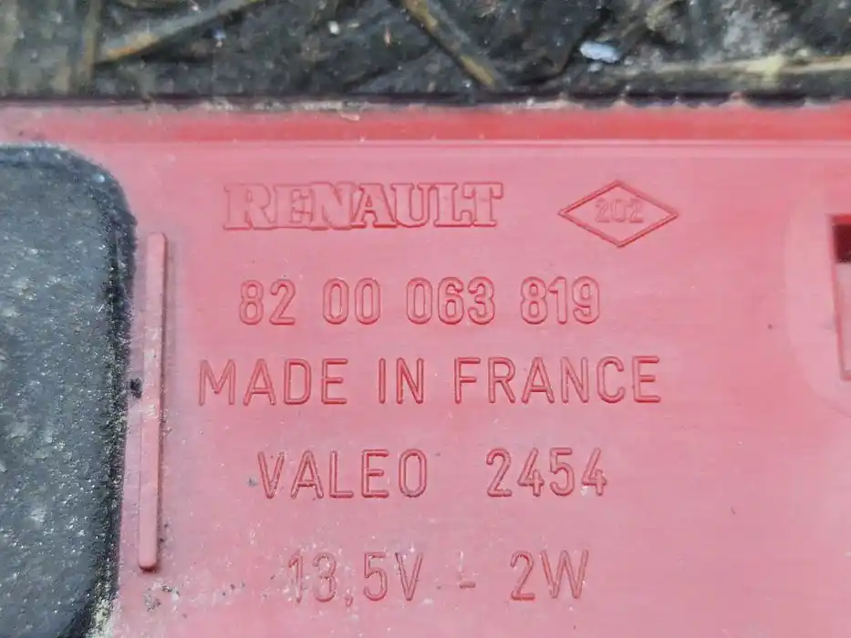 3Cie Światło Stop Renault VelSatis 82.000.638.19