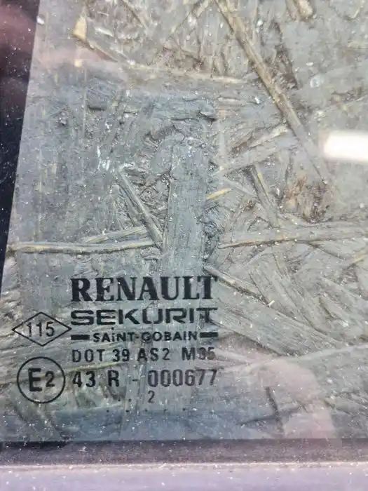 Szyba Drzwi Lewy Tył Renault VelSatis