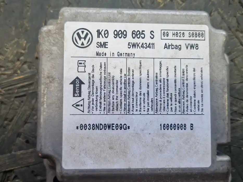 Moduł AirBag Vw Audi Seat Skoda 1K0.909.605.S