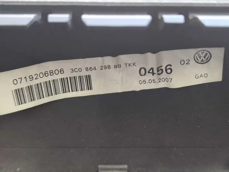 Kratki Nawiewu Tył Vw Passat B6 3C0.864.298