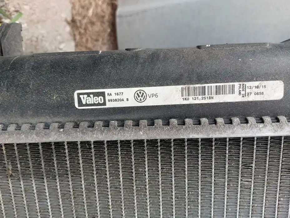 Chłodnica Intercooler Wentylator 1,4TSI CAXA 1K0.121.251.BN