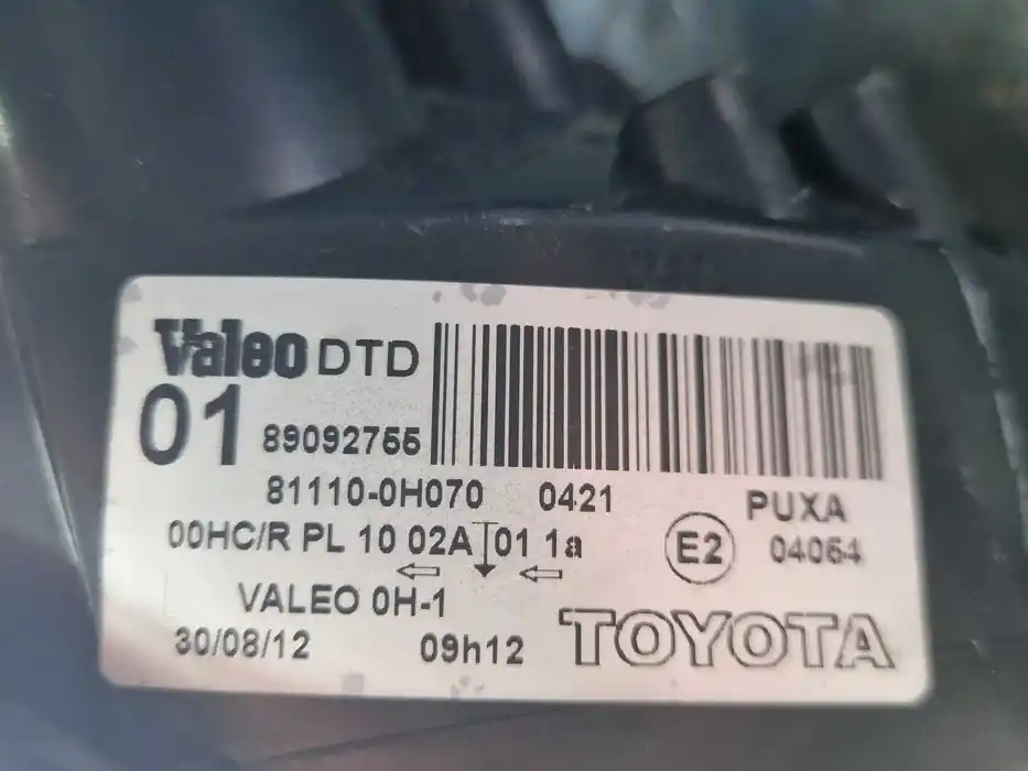 Lampa Prawy Przód TOYOTA AYGO 1 890.927.55