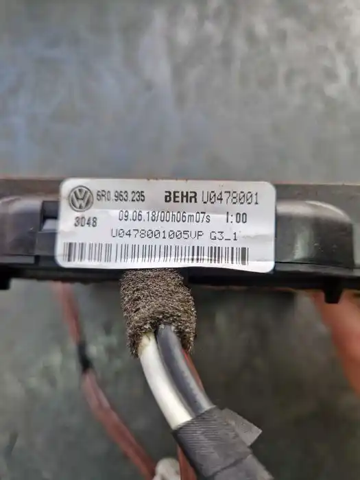 Nagrzewnica Elektryczna Audi Vw Seat Skoda 6R0.963.235