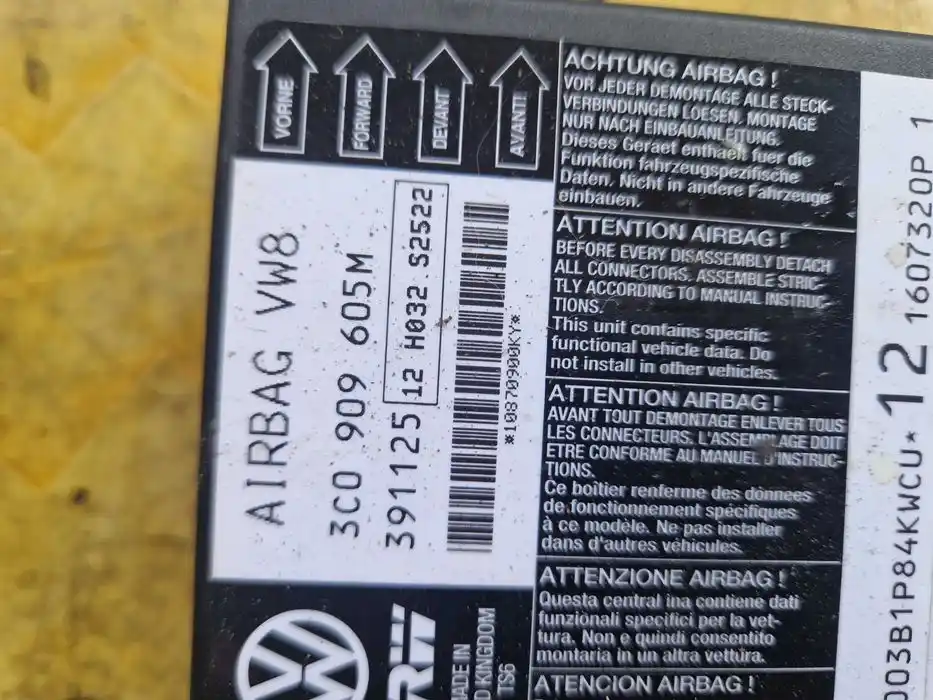 Sterownik Air Bag Vw Passat B6 3C0.909.605.M