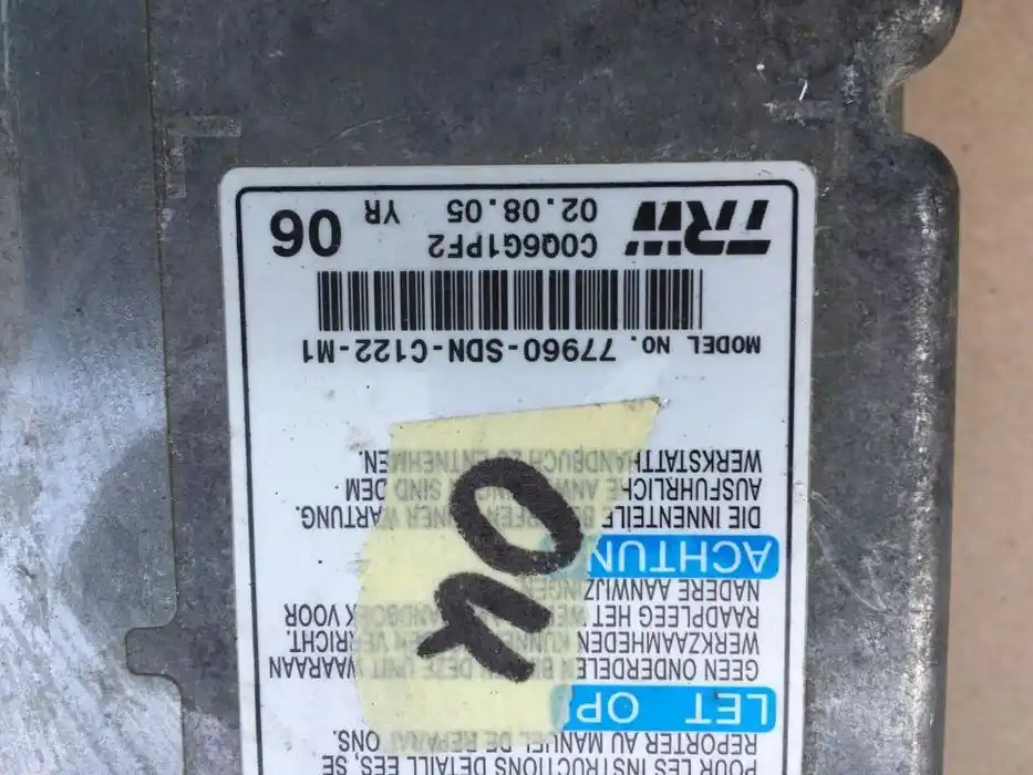 honda accord vii usa coupe poduszki air bag