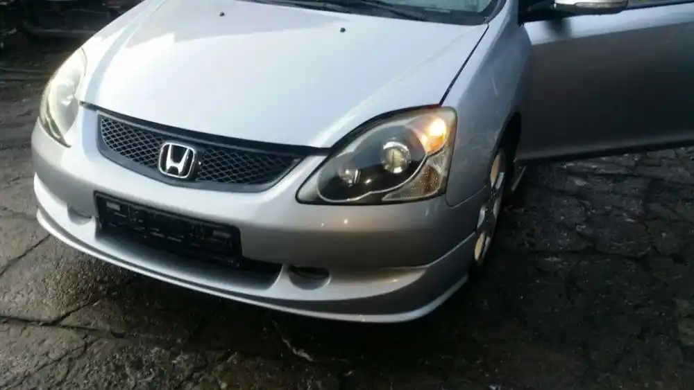 Honda Civic VII nh623m 3D 2001- Drzwi Prawe srebrne