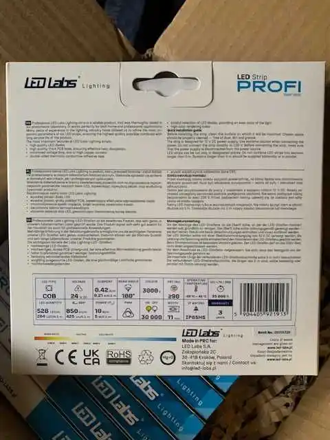 LED Taśma PROFI 3y 24 V 1400 LED COB  2640 10nw ra90 hs  3000 K