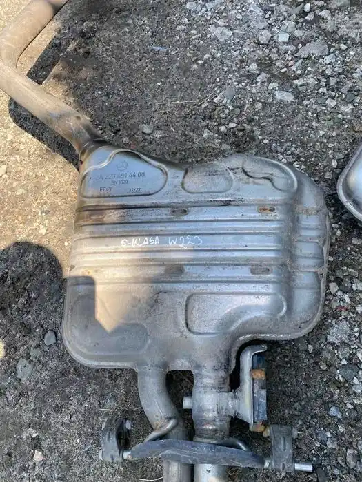Mercedes S Klasa W223 Wydech Tłumik Końcowy Środkowy