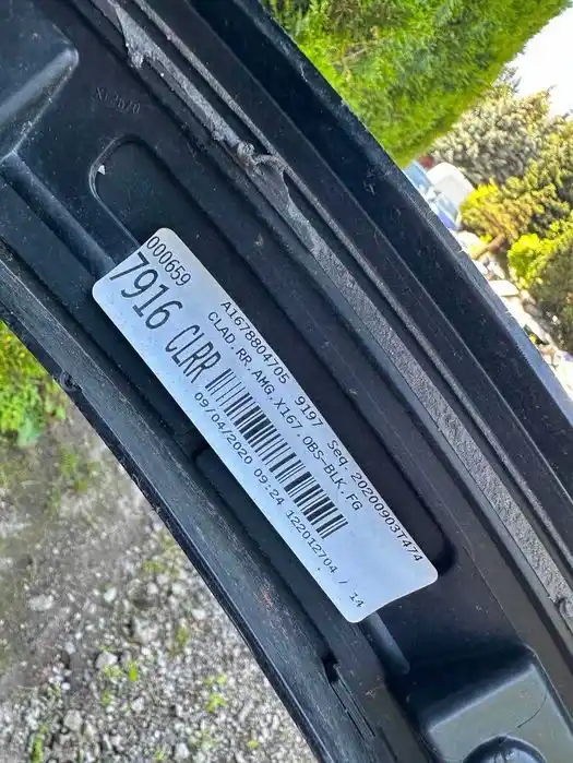 Mercedes GLS X167 AMG Listwa Błotnika Tylna Prawa
