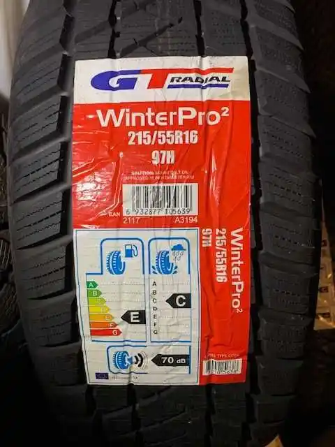 Opony zimowe16 GT Radial winter pro2  215/55/16  4szt