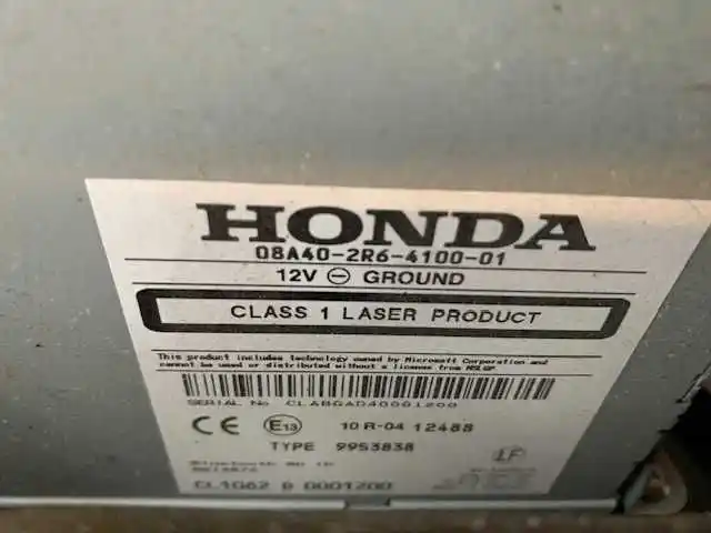 Honda Civic IX Radio Fabryczne