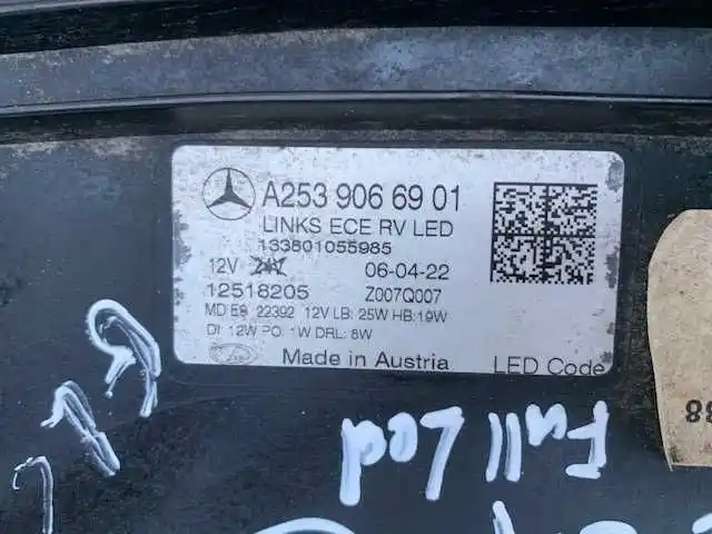 MERCEDES GLC  W253 Lift lampa lewa fulled Ładna