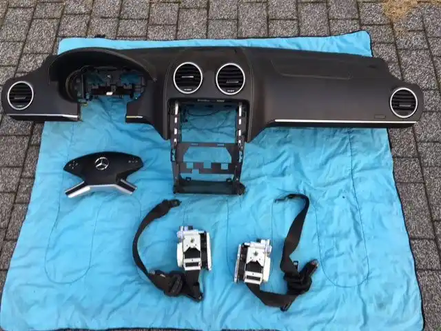 Mercedes ML GL W164 X164  Lift Poduszki Powietrzne Deska Skóra air bag