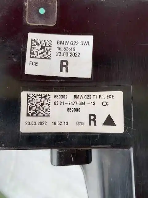 BMW G22 Lampa Tył Tylna Prawa