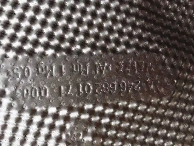 Mercedes B Klasa w253, 2011- Osłona Termiczna Tłumika