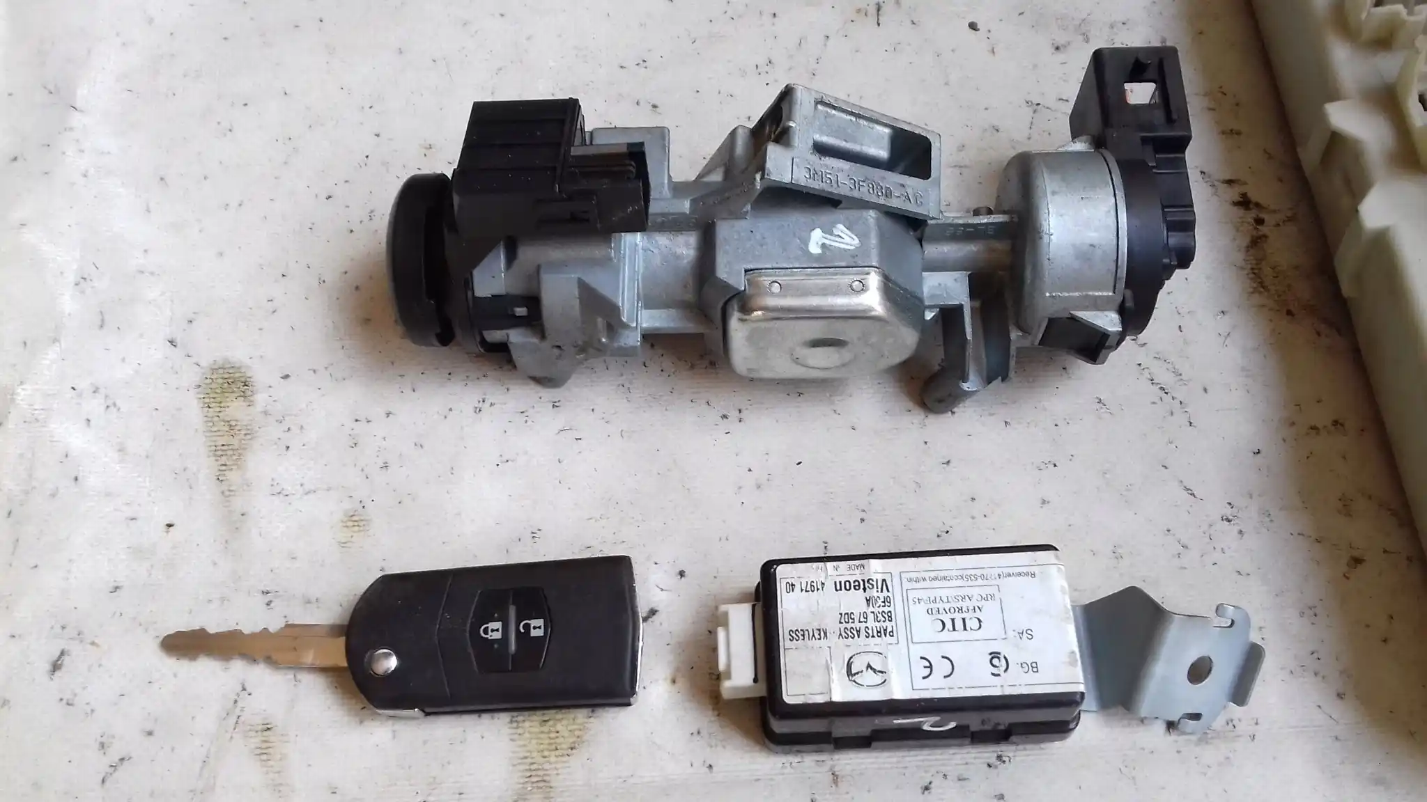 KOMPUTER ZESTAW IMMO 1001409361 MAZDA 3 BK 1.6 16V 03-