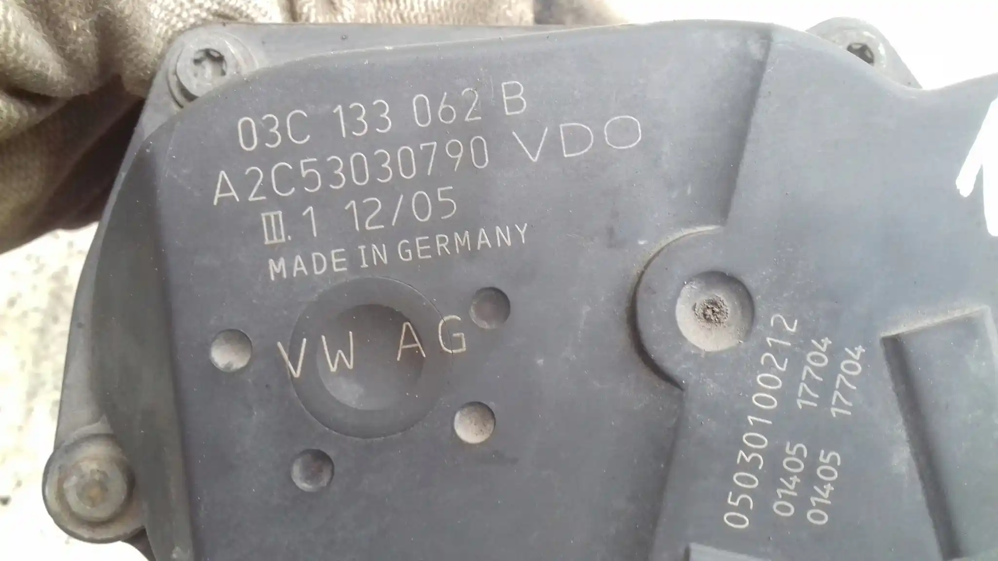 PRZEPUSTNICA 03C133062B VW POLO IV 9N 1.4 16V 05-09 AUDI SEAT SKODA