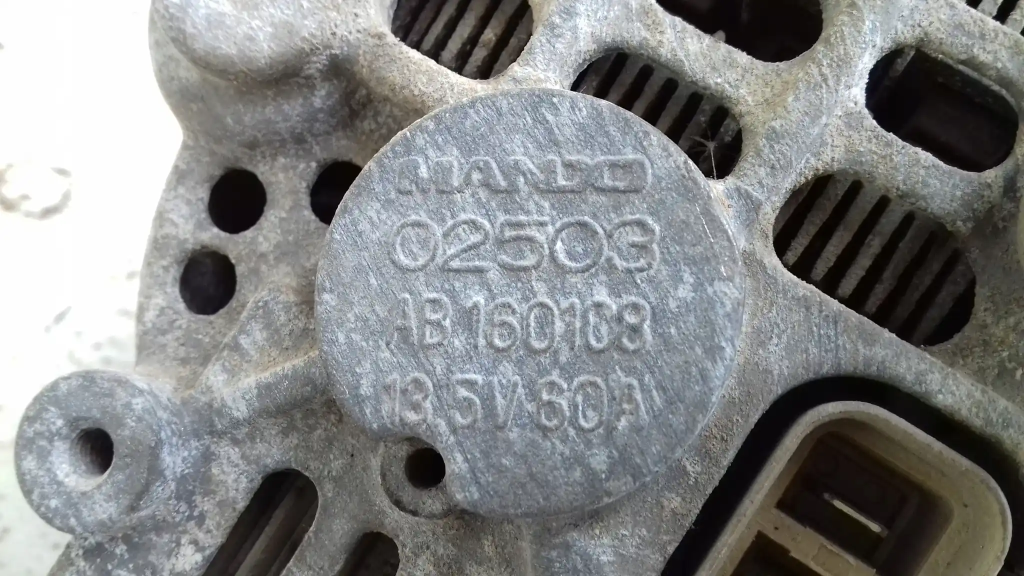ALTERNATOR AB160108 HYUNDAI ATOS I 1.0 99-03