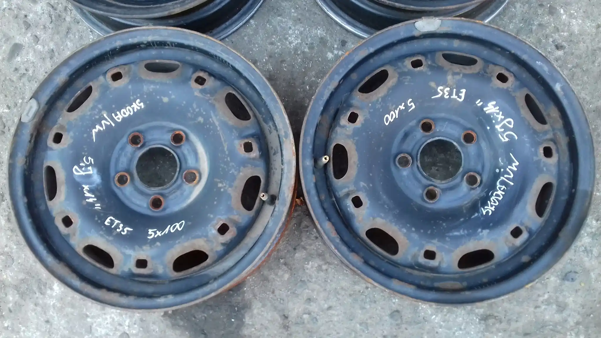 FELGA FELGI STALOWE SKODA VW 5Jx14'' 5x100 ET35