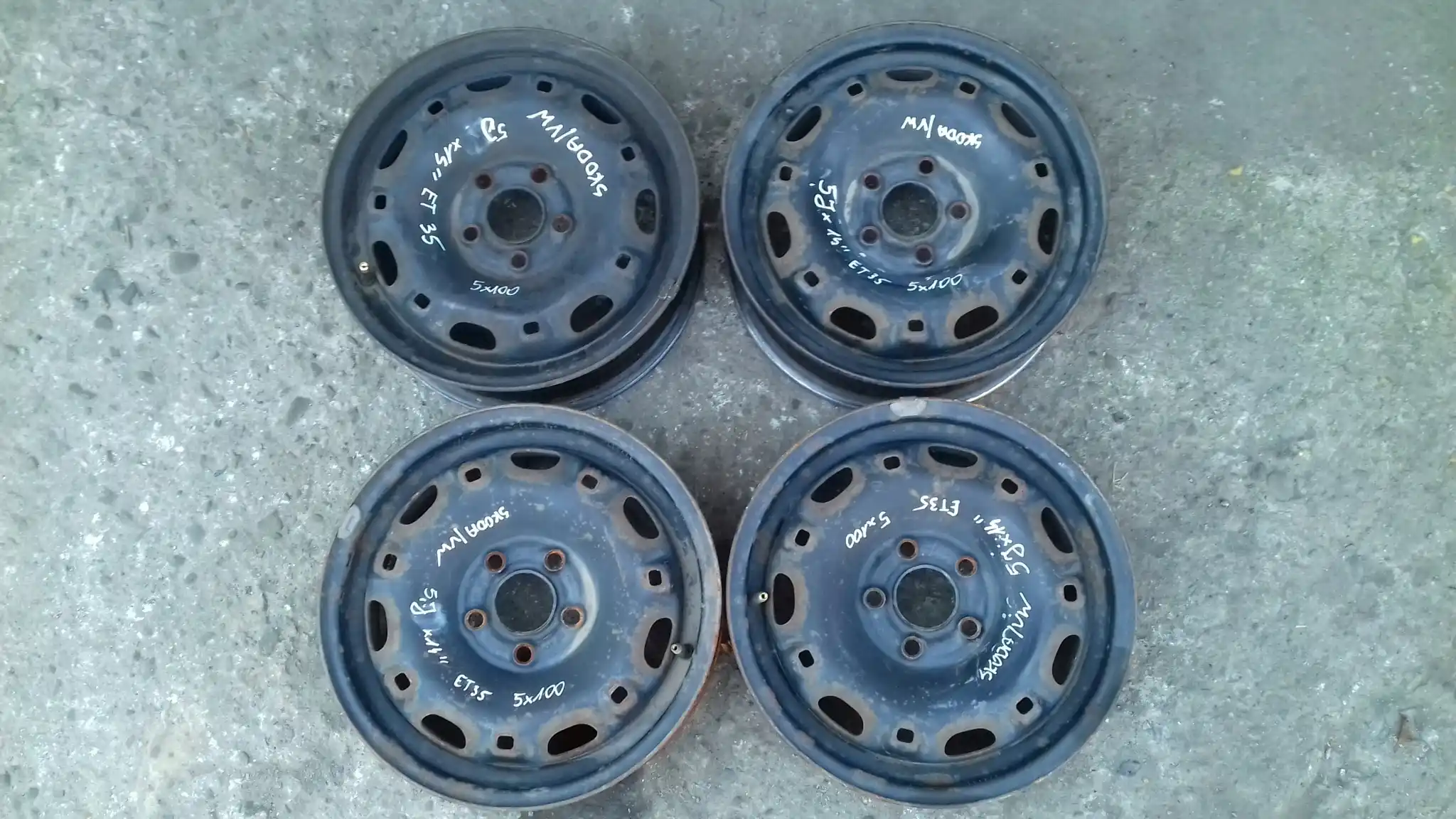 FELGA FELGI STALOWE SKODA VW 5Jx14'' 5x100 ET35