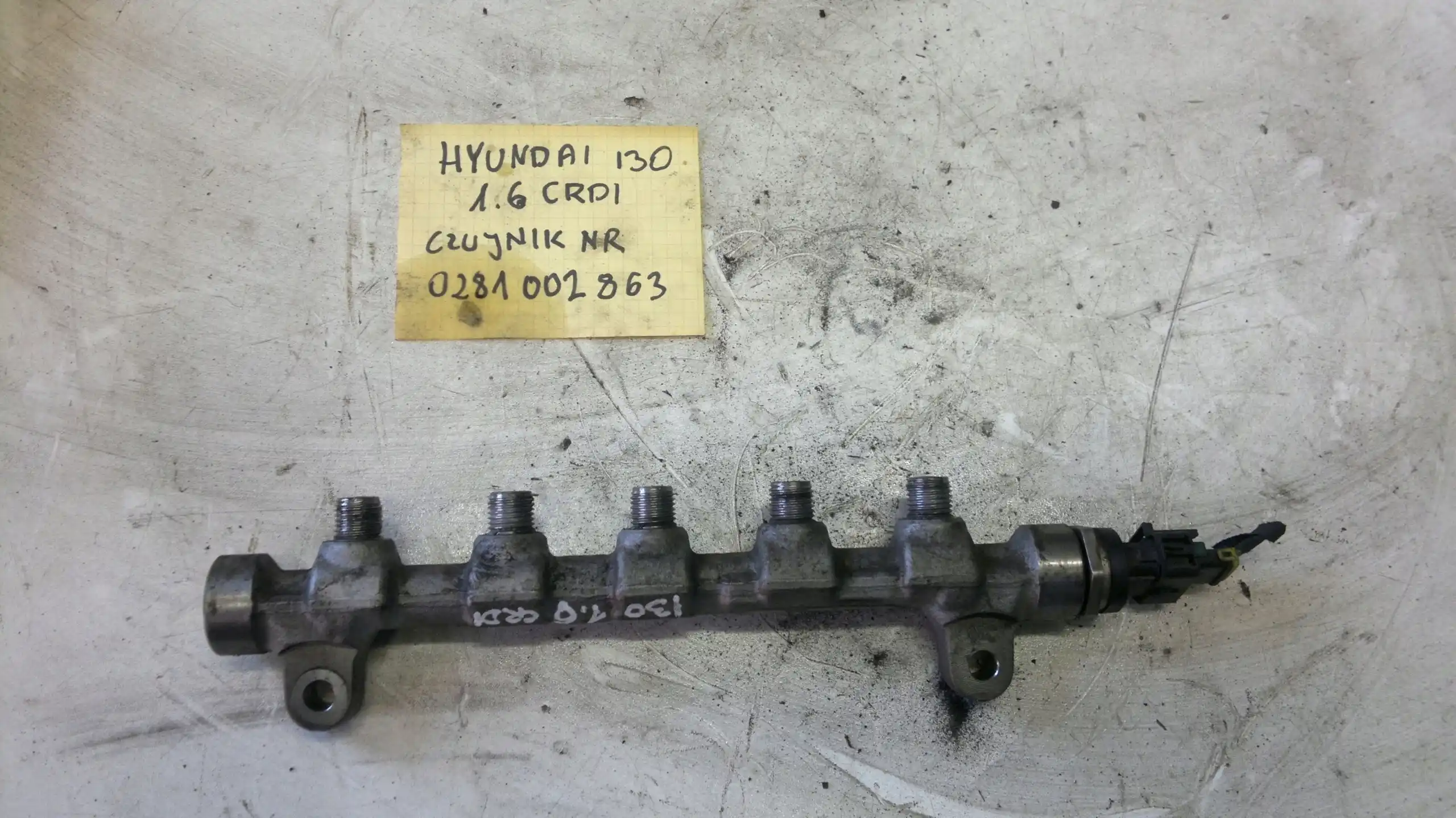 CZUJNIK CIŚNIENIA LISTWA HYUNDAI I30 1.6 CRDI