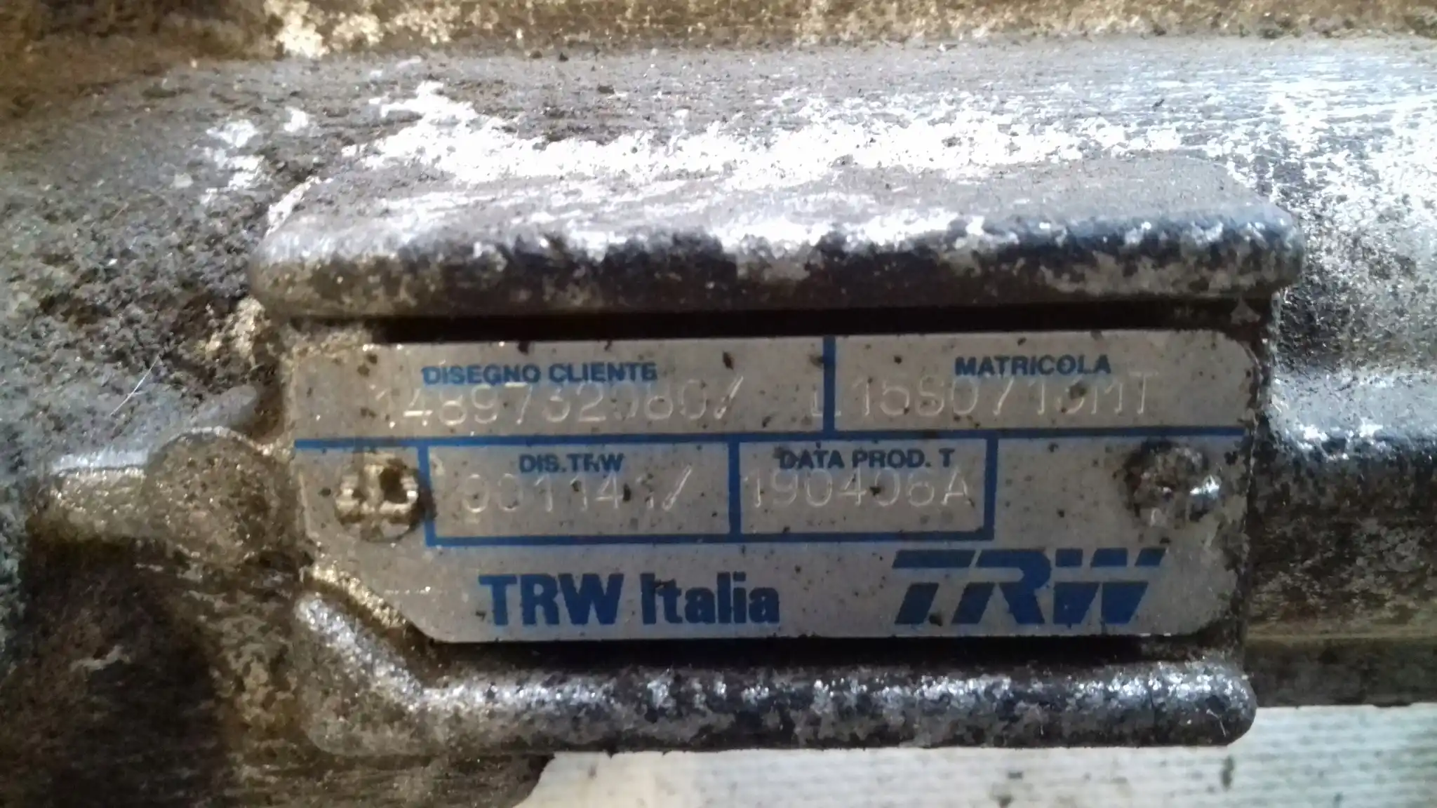PRZEKŁADNIA MAGLOWNICA TRW 1489732080 CITROEN C8 02-
