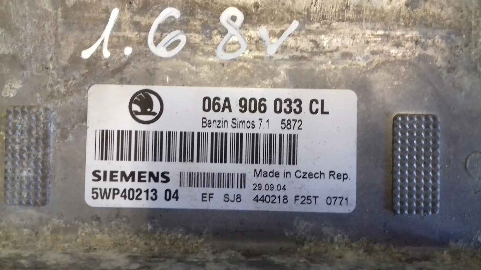 KOMPUTER 06A906033CL ZESTAW IMMO SKODA OCTAVIA II 1.6 MPI 04-08