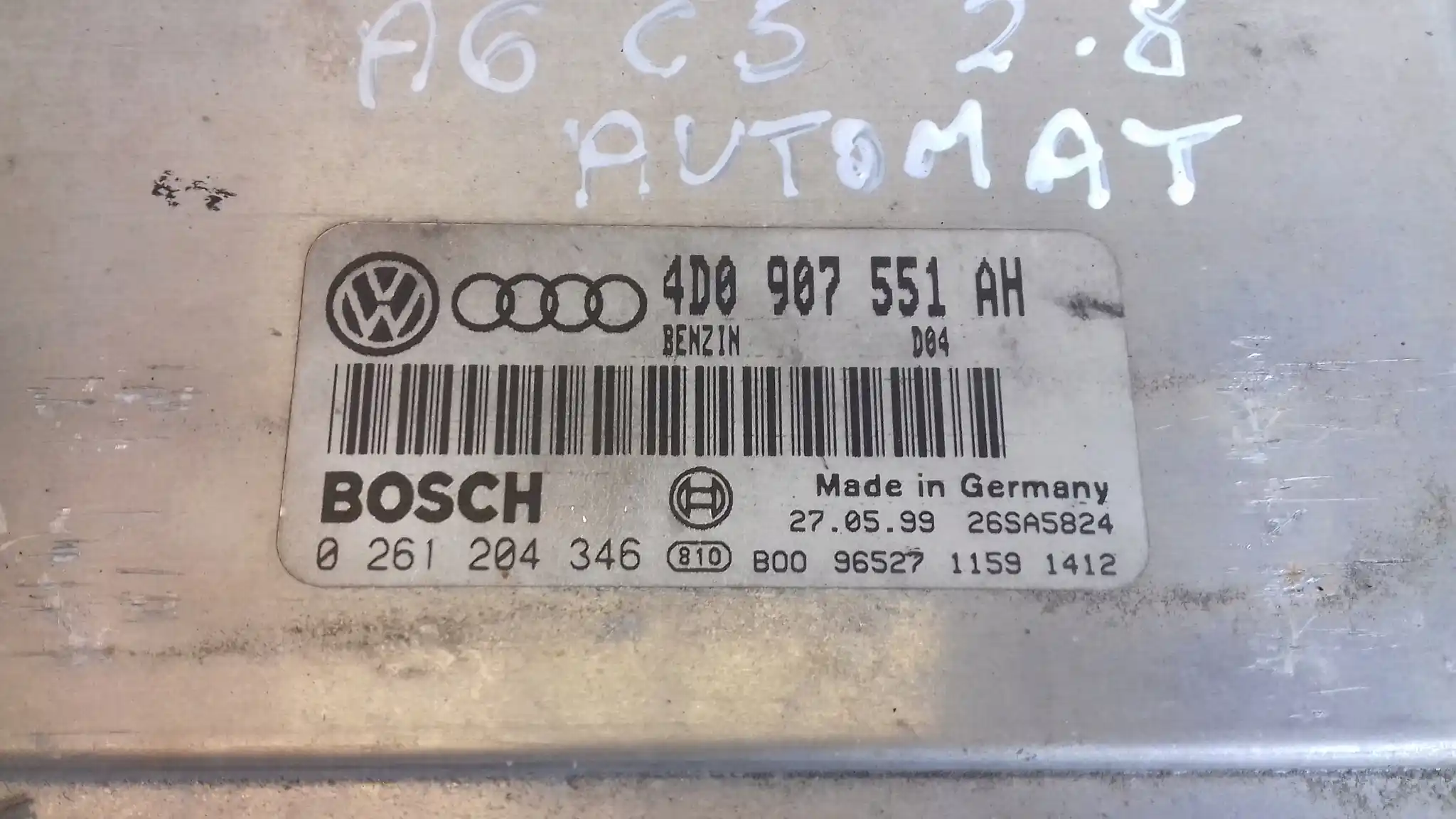 KOMPUTER ZESTAW IMMO AUDI A6 C5 2.8 QUATTRO AHA