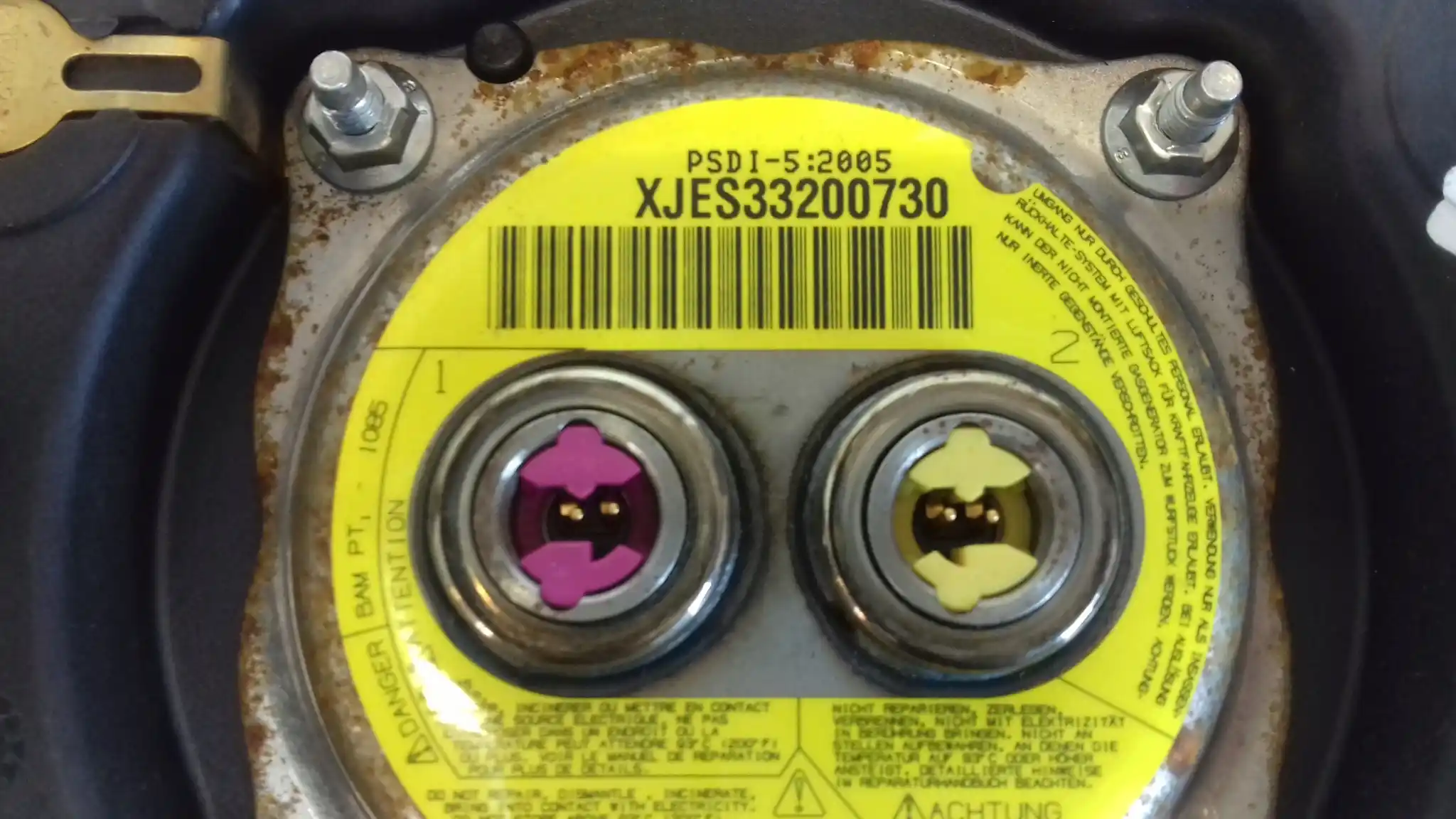 AIRBAG PODUSZKA KIEROWCY 13203886 OPEL VECTRA C FL