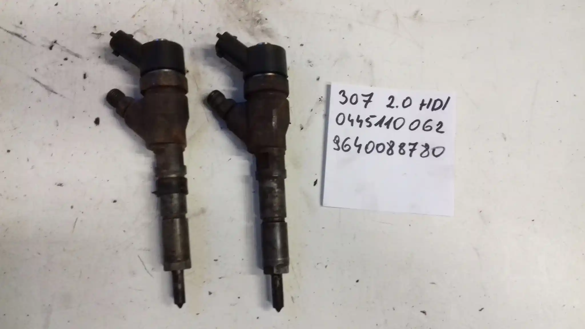 WTRYSKIWACZE 0445110062 PEUGEOT 307 2.0 HDI 01-