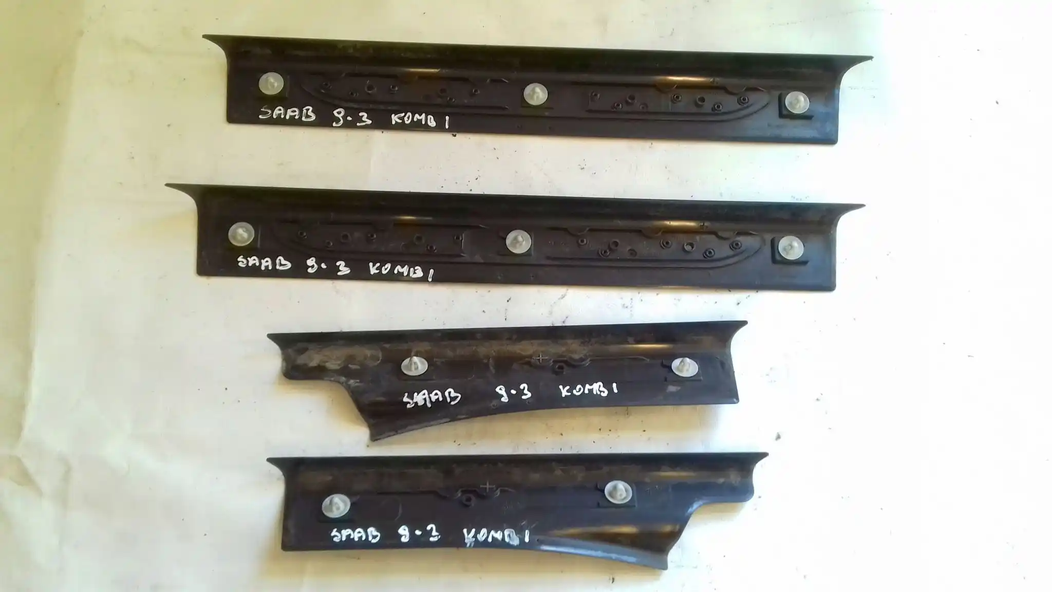LISTWY NAKŁADKI OSŁONY PROGOWE KOMPLET SAAB 93 9-3 II KOMBI 02-