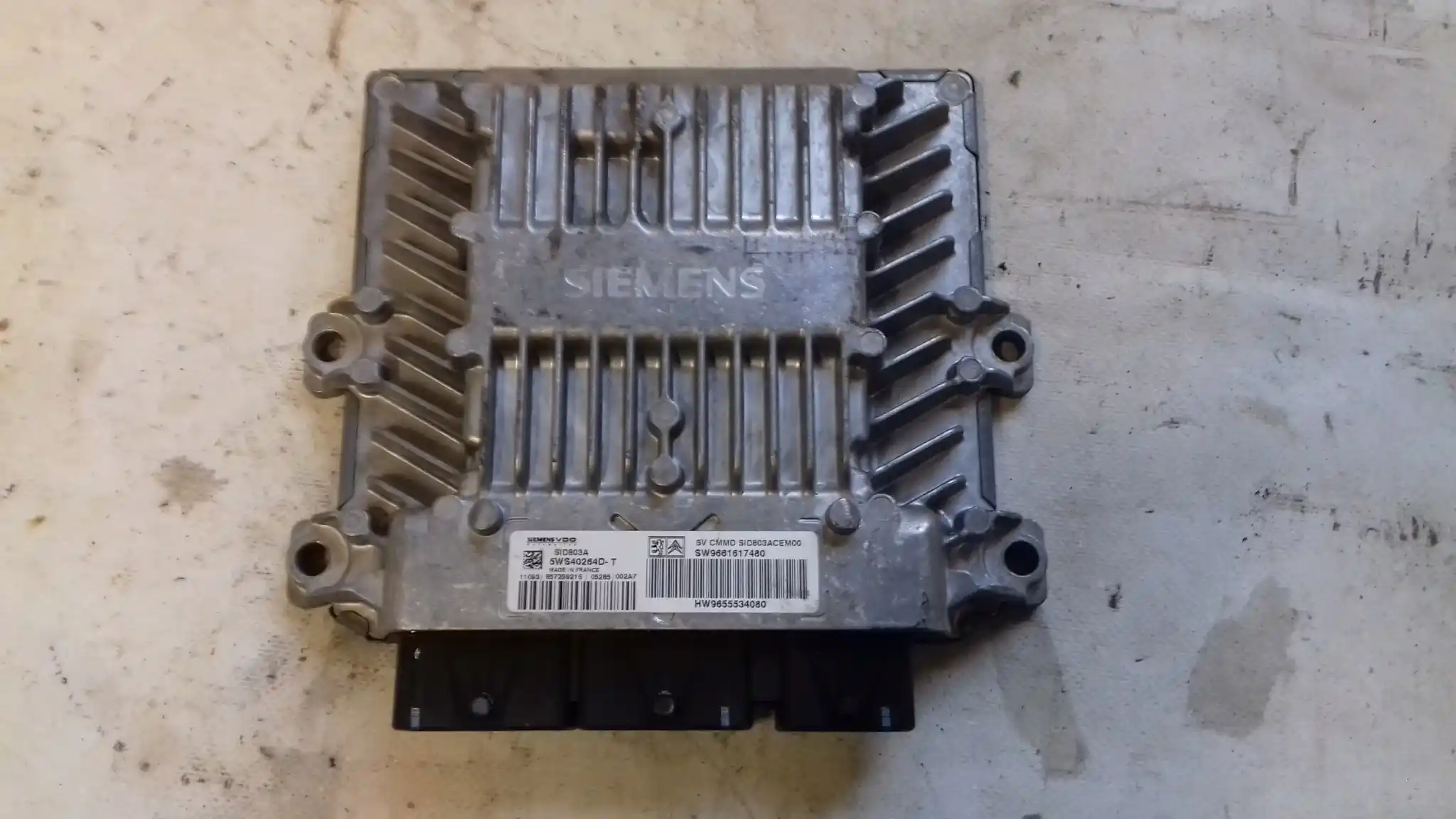 KOMPUTER STEROWNIK SILNIKA 5WS40264D 9661617480 PEUGEOT 407 2.0 HDI 04-